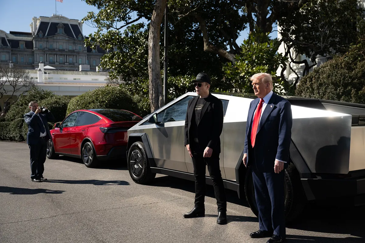 Een elektrische Tesla